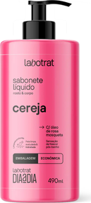 SABONETE LIQUIDO CEREJA DIA A DIA 490ML LABOTRAT