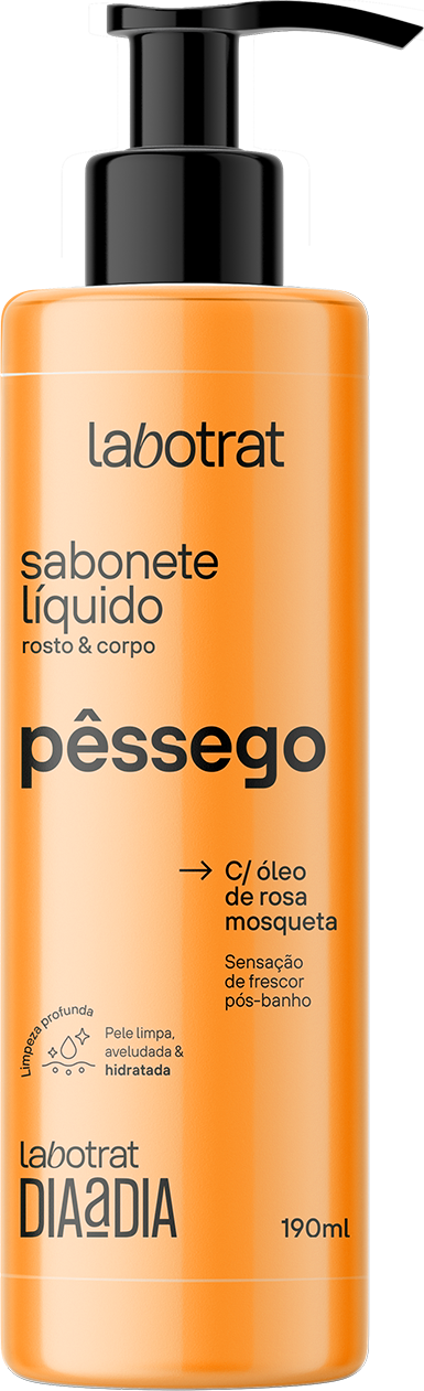 SABONETE LIQUIDO PESSEGO DIA A DIA 190ML LABOTRAT