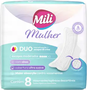 ABS MILI MULHER DUO C/ABAS C/8 UNID