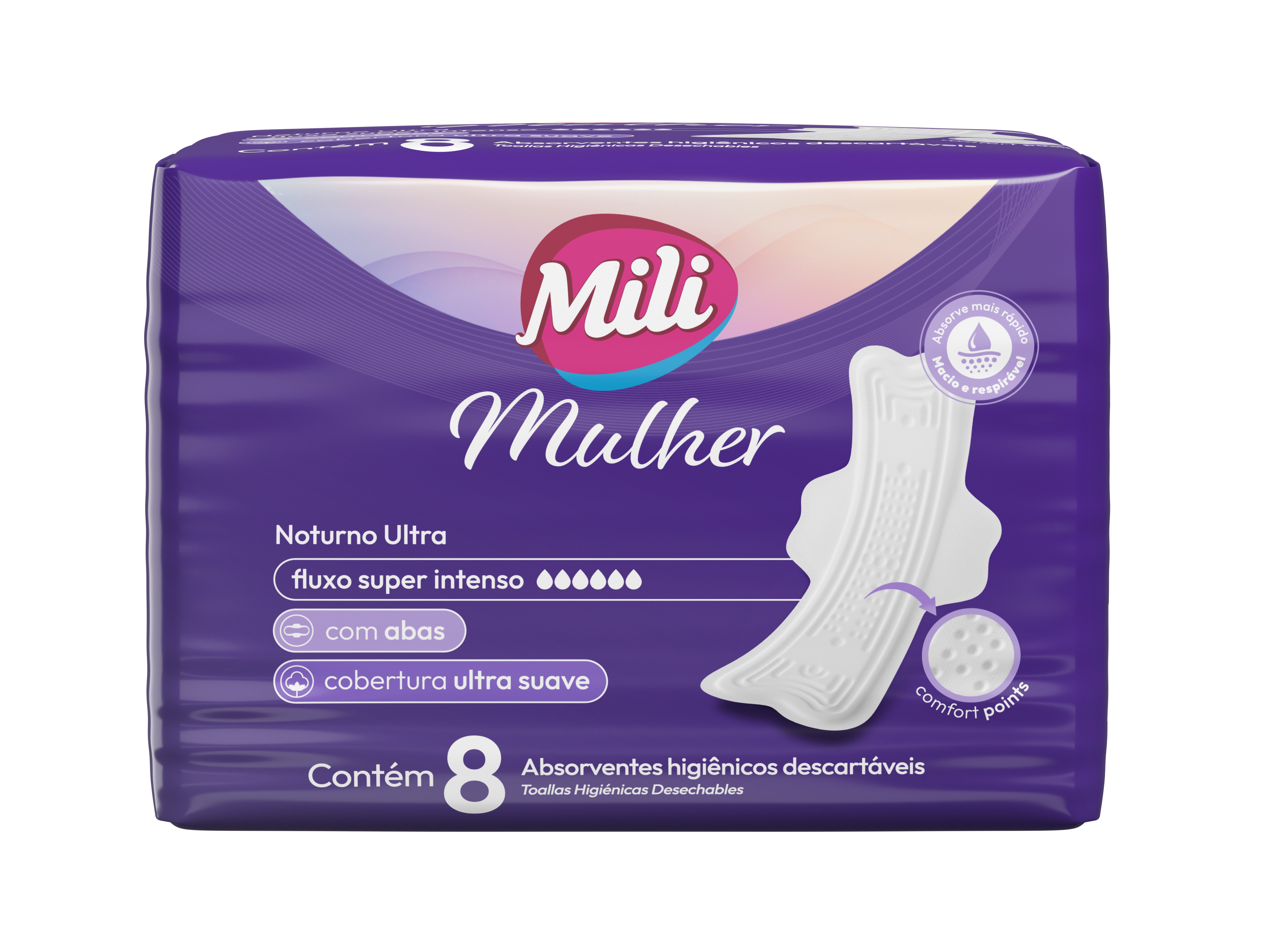 ABS MILI MULHER NOTURNO ULTRA C/ABAS C/32