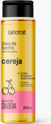 SABONETE OLEO DE BANHO CEREJA DIA A DIA 200ML LABOTRAT