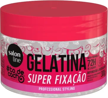 GELATINA SALON LINE TODECACHOS SUPER FIXACAO 300G