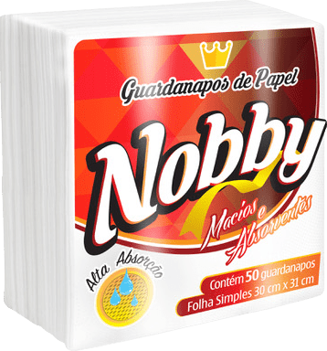 GUARDANAPO MESA FS NOBBY ELX 30CM X 31CM 19G C/50 FLS