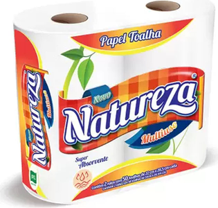 PAPEL TOALHA COZINHA FD NATUREZA 2 ROLOS 19,3CM X 19,0CM FARDO C/16