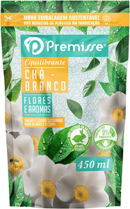 SAB LIQ PREMISSE REFIL 450ML CHA BRANCO