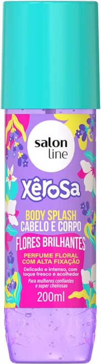 BODY SPLASH SALON LINE FLORES BRILHANTES 200ML