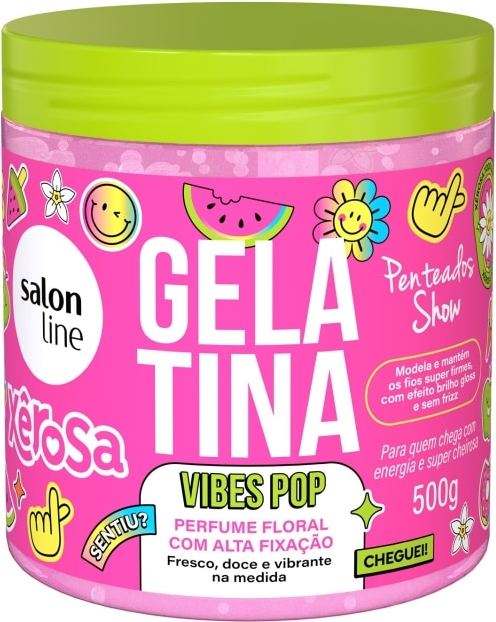 GELATINA SALON LINE XEROSA VIBES POP 500G