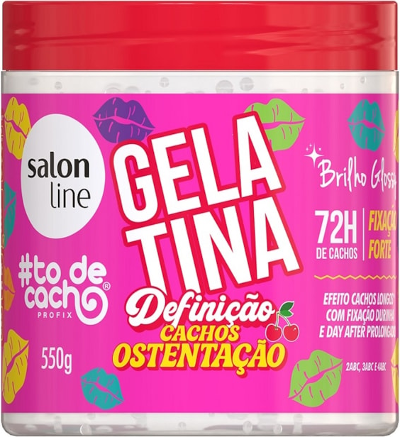 GELATINA SALON LINE DEFINICAO CACHOS OSTENTACAO 550G