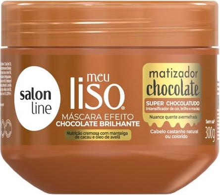 MASC TRAT SALON LINE MEU LISO MATIZADOR CHOCOLATE 300G