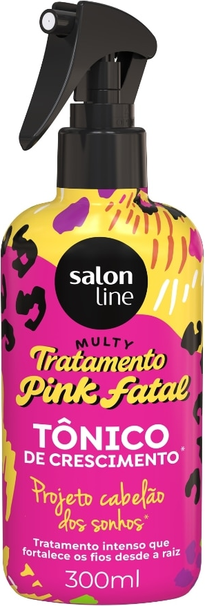 TONICO CAPILAR SALON LINE CACHOS DOS SONHOS MULTY PINK FATAL 300ML
