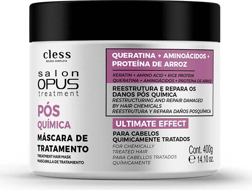 MASC TRAT SALON OPUS POS QUIMICA 400G