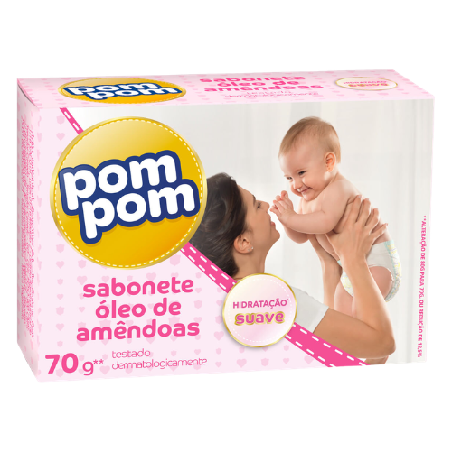 SAB INF POM POM 70G OLEO AMENDOAS