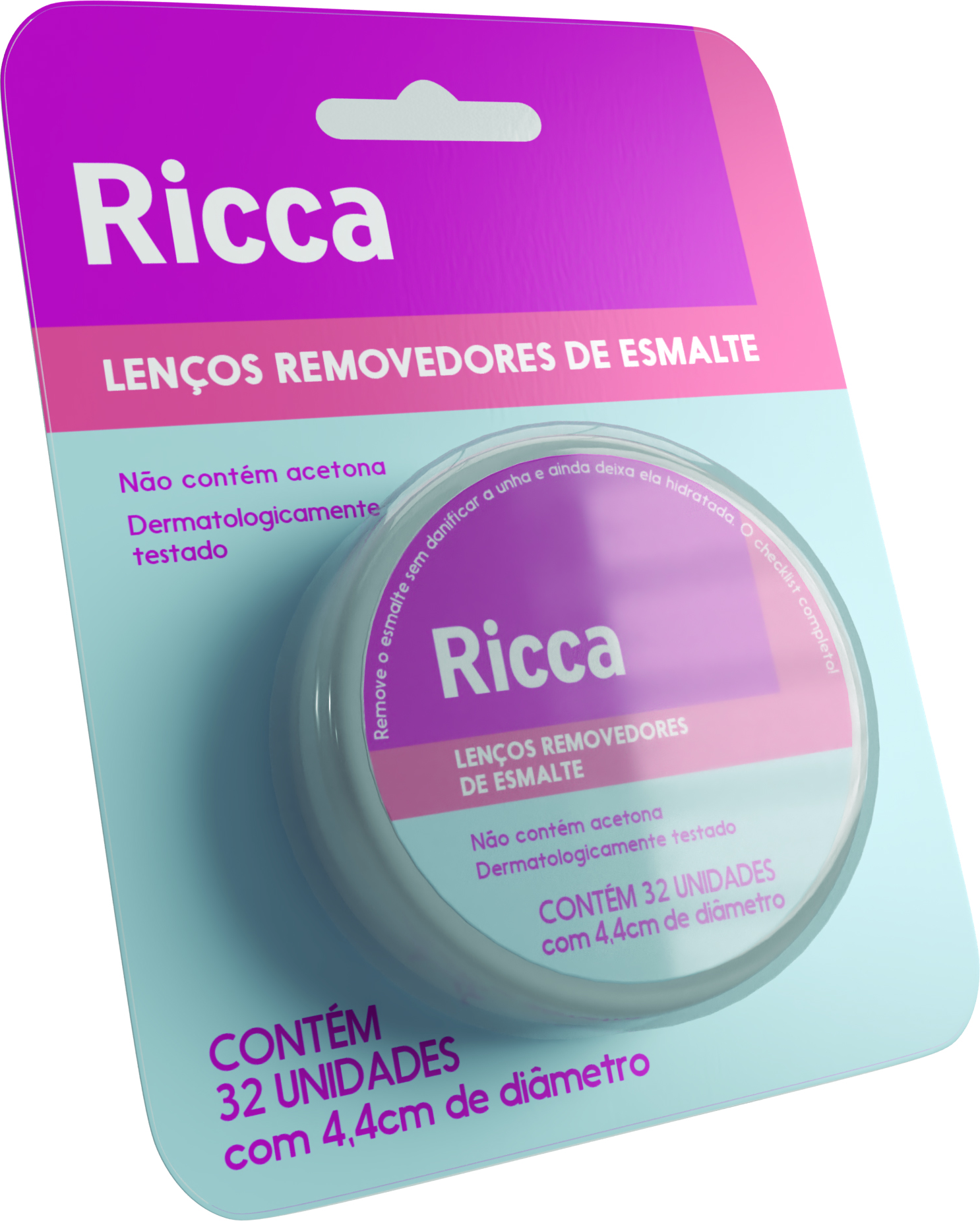 LENCO UMEDECIDO REMOVEDOR DE ESMALTE COM BLISTER