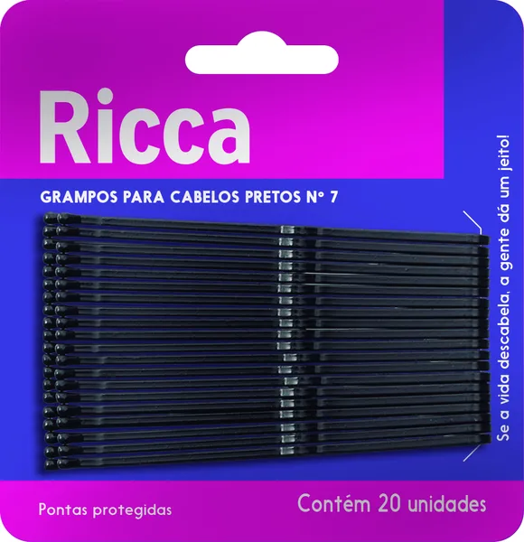 GRAMPO P CABELO PRETO N7 RICCA