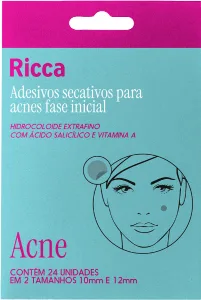 ADESIVOS RICCA SECATIVOS PARA ACNES FASE INICIAL RICCA