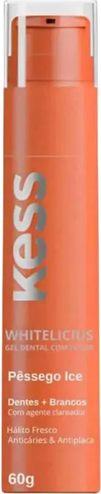 GEL DENT KESS WHITELICIOUS PESSEGO ICE