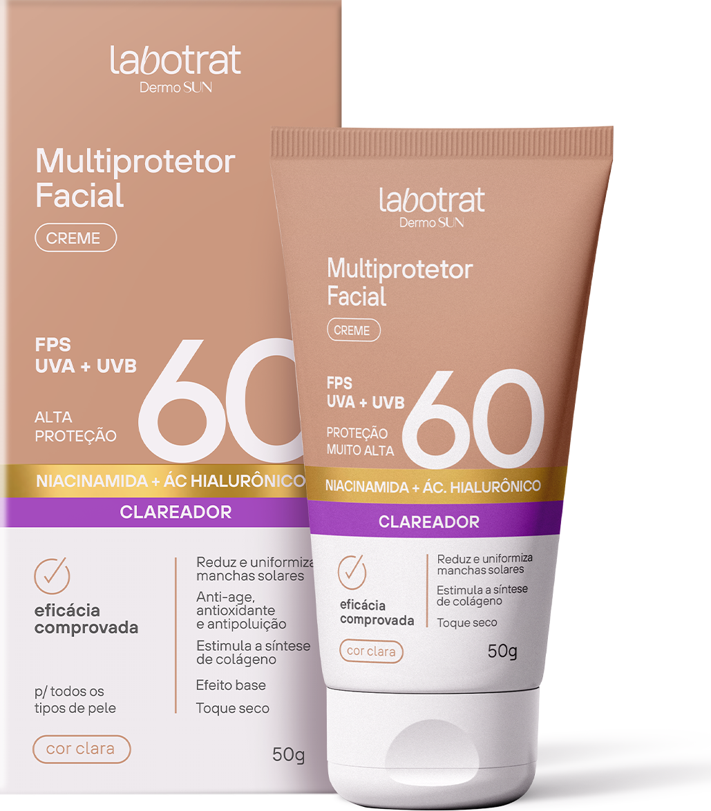 MULTIPROTETOR FACIAL CREME BEGE CLARO FPS 60 50G