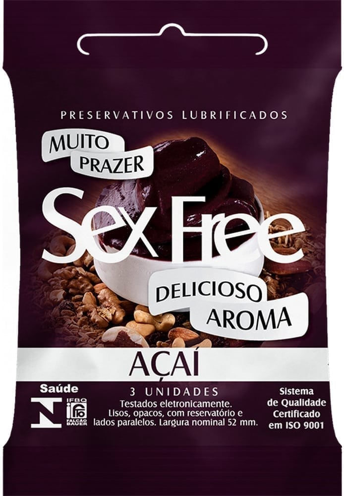 PRES SEX FREE MASC. AÇAI C/3UND