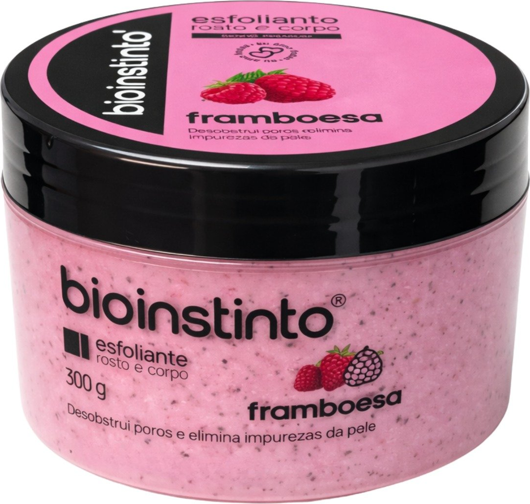 ESFOLIANTE ROSTO E CORPO
FRAMBOESA BIO INSTINTO 300G