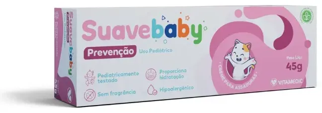 SUAVEBABY MENINA 45G CREME  - =BABYMED -  VITAMEDIC