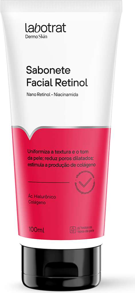 SABONETE FACIAL RETINOL DERMO SKIN 100ML LABOTRAT