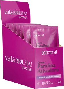 CX DISPLAY C/ 12 UNID CREME DE PARAFINA ATIVADORA BETERRABA E BURITI VAI&BRILHA