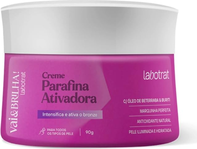 CREME DE PARAFINA ATIVADORA BETERRABA E BURITI VAI&BRILHA 90G LABOTRAT