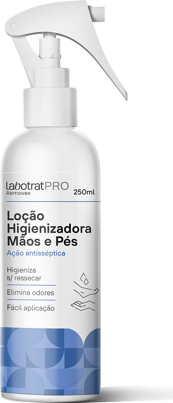 LOCAO HIGIENIZADORA MAOS E PES 250ML LABOTRATPRO