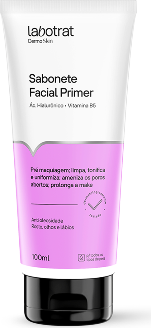 SABONETE PRIMER PRE MAQUIAGEM DERMO SKIN 100ML LABOTRAT