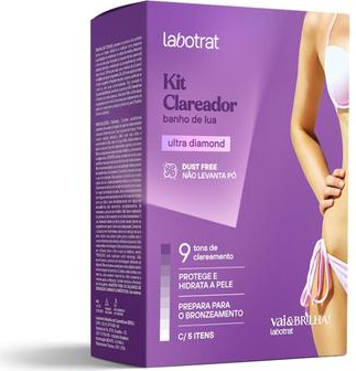 KIT DESCOLORANTE BANHO DE LUA VAI&BRILHA C/ 05 ITENS LABOTRAT