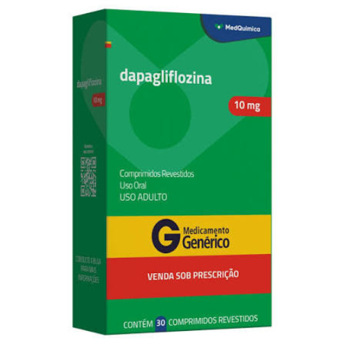 DAPAGLIFLOZINA 10MG CX 30 COMP MEDQUIMICA