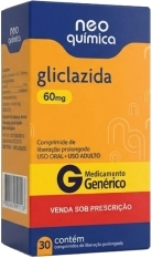 GLICLAZIDA 30MG CX 60 COMP L NEO QUIMICA