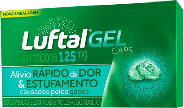 LUFTAL 125MG CX 10 CAPS GEL RECKITT BENCKISER