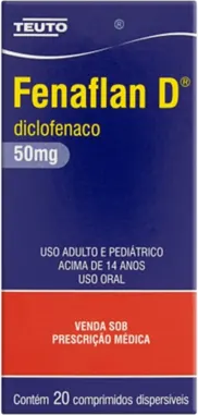 FENAFLAN D 50MG DISP 20 COMP TEUTO
