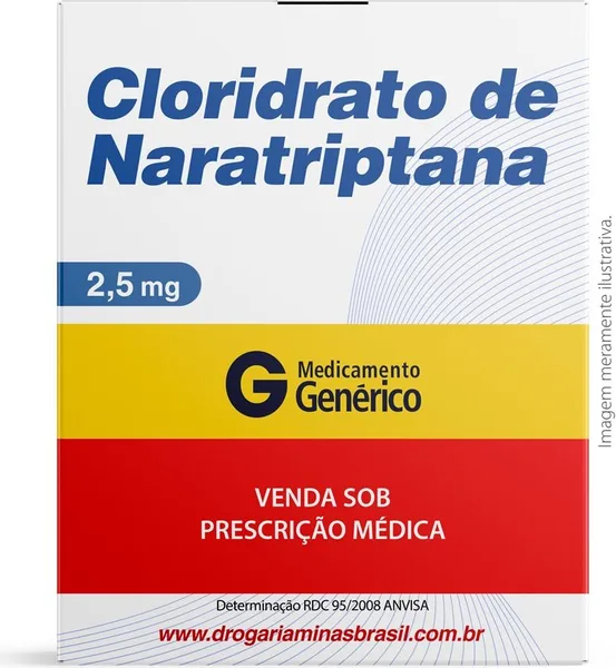 NARATRIPTANA 2,5MG CX 08 COMP NOVA QUIMICA