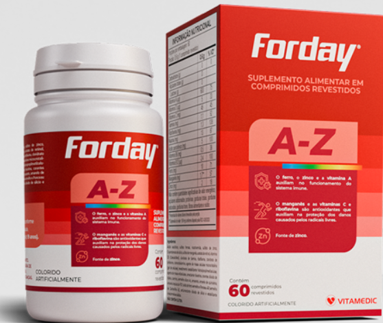 FORDAY A1 HOMEN CX C/60 COM REC VITAMEDIC
