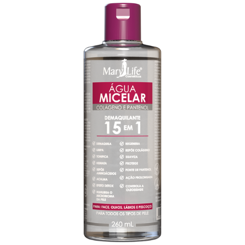 AGUA MICELAR COLAO E PANTENOL MARY LIFE BIO INSTINTO