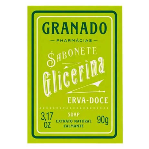 SAB GRANADO GLICERINA ERVA DOCE 90G GRANADO