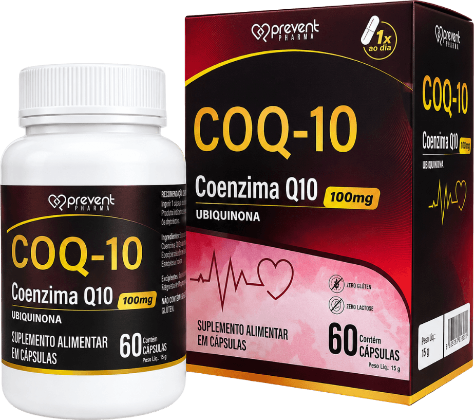 COENZIMA Q10 100MG 60 CAPSULAS - PREVENT PHARMA