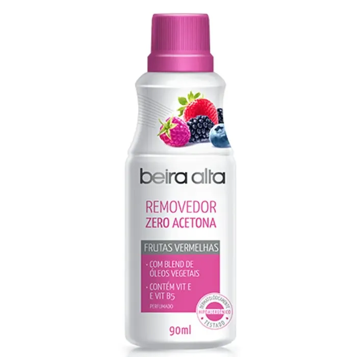 REMOVEDOR BEIRA ALTA S/ACETONA FRUTAS VERMELHAS 90ML