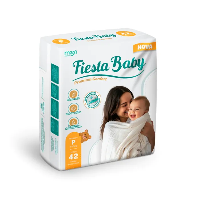 FRALDA INF FIESTA BABY PEQUENA C/42