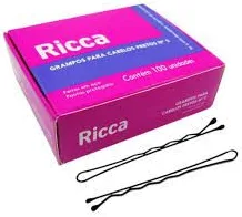 GRAMPO PARA CABELO N5 PRETO CAIXA C 100PCS RICCA