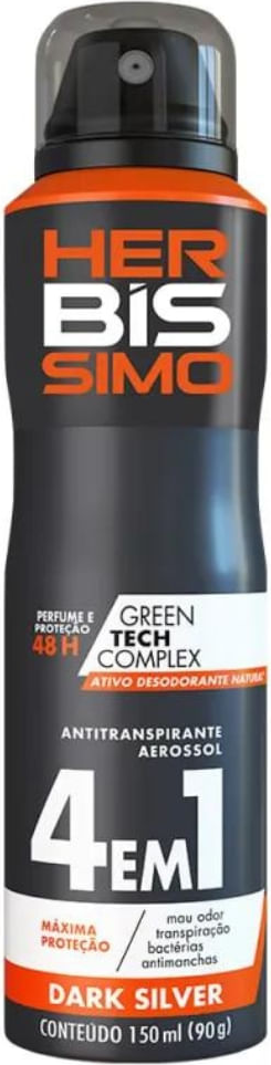 DEO AERO ANT HERB MEN 150ML DARK SILVER