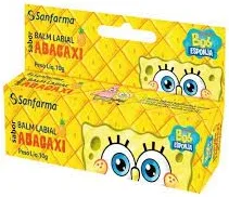 BALM LABIAL 10G SABOR ABACAXI BOB ESPONJA