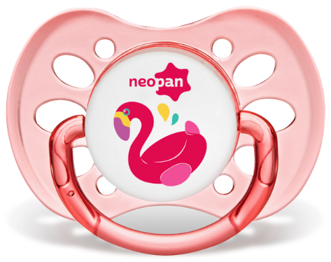 CHUPETA NEOPAN DECORADA UNIV. TAM.2 - ROSA