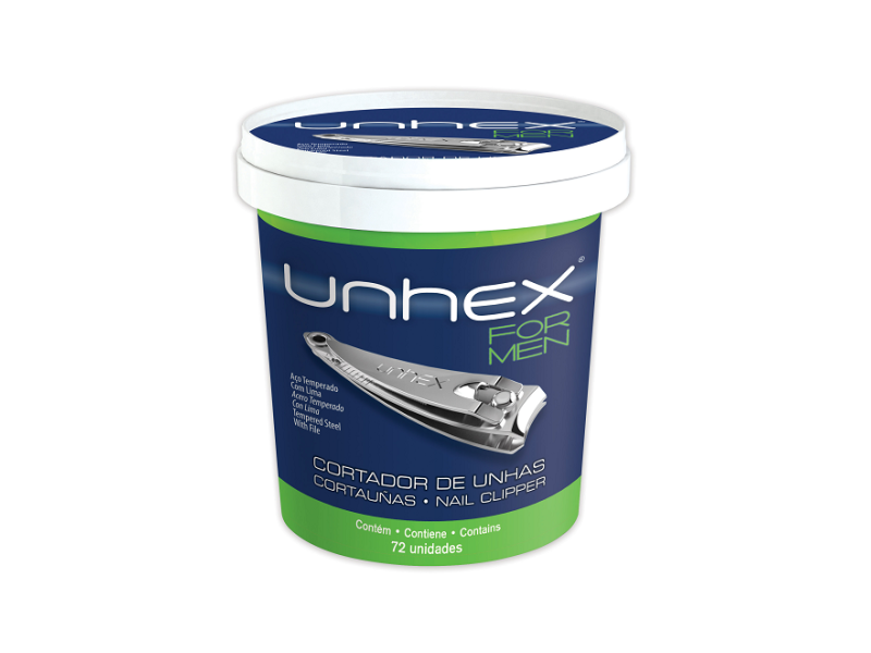 CORTADOR PARA UNHAS UNHEX X70 VERDE LIMAO