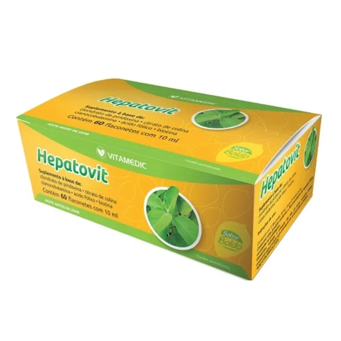 HEPATOVIT BOLDO 10ML C/ 60 FLACONETES