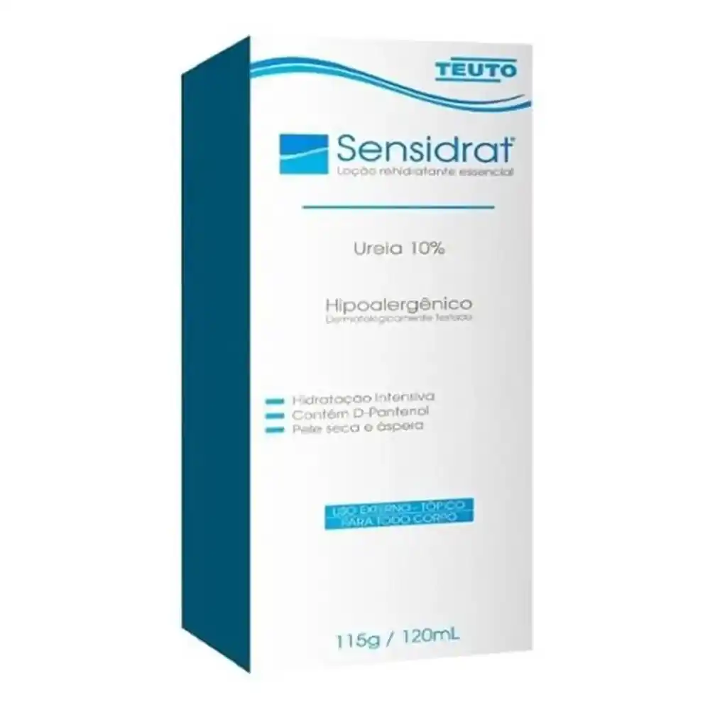 SENSIDRAT LOCAO UREIA 10% 115G/ 120ML HIDRATANTE