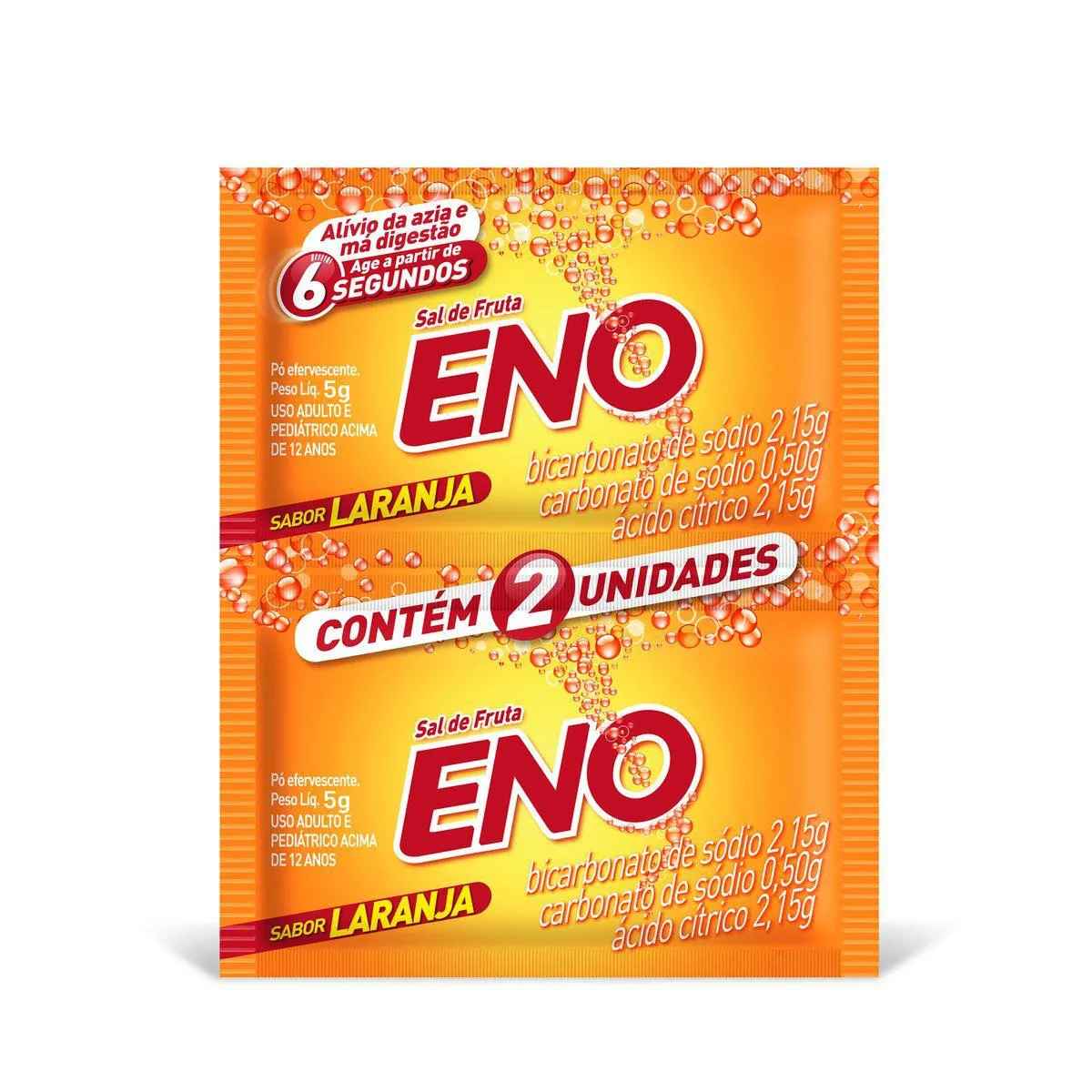 SAL DE FRUTA ENO CX 60 ENV SB LARANJA HALEON