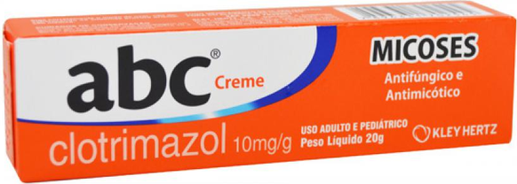 CLOTRIMAZOL 10MG CR 20GR  - ABC CREME -  KLEY HERTZ
